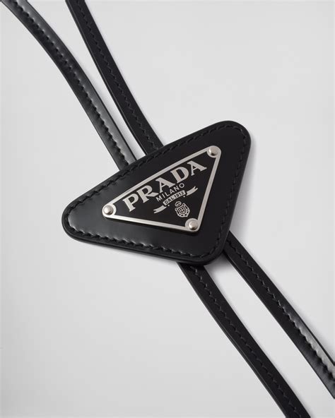 prada bolo tie black|designer bolo tie.